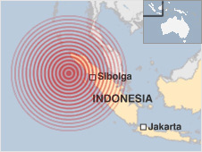 Động đất dữ dội ở Indonesia